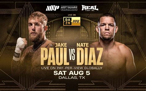 Apr 13, 2023 · Jake Paul and Nate Diaz 's upcoming fight has generated a lot of buzz in the combat sports world. Paul, a controversial YouTube personality turned boxer, is set to take on Diaz, a veteran MMA ... 